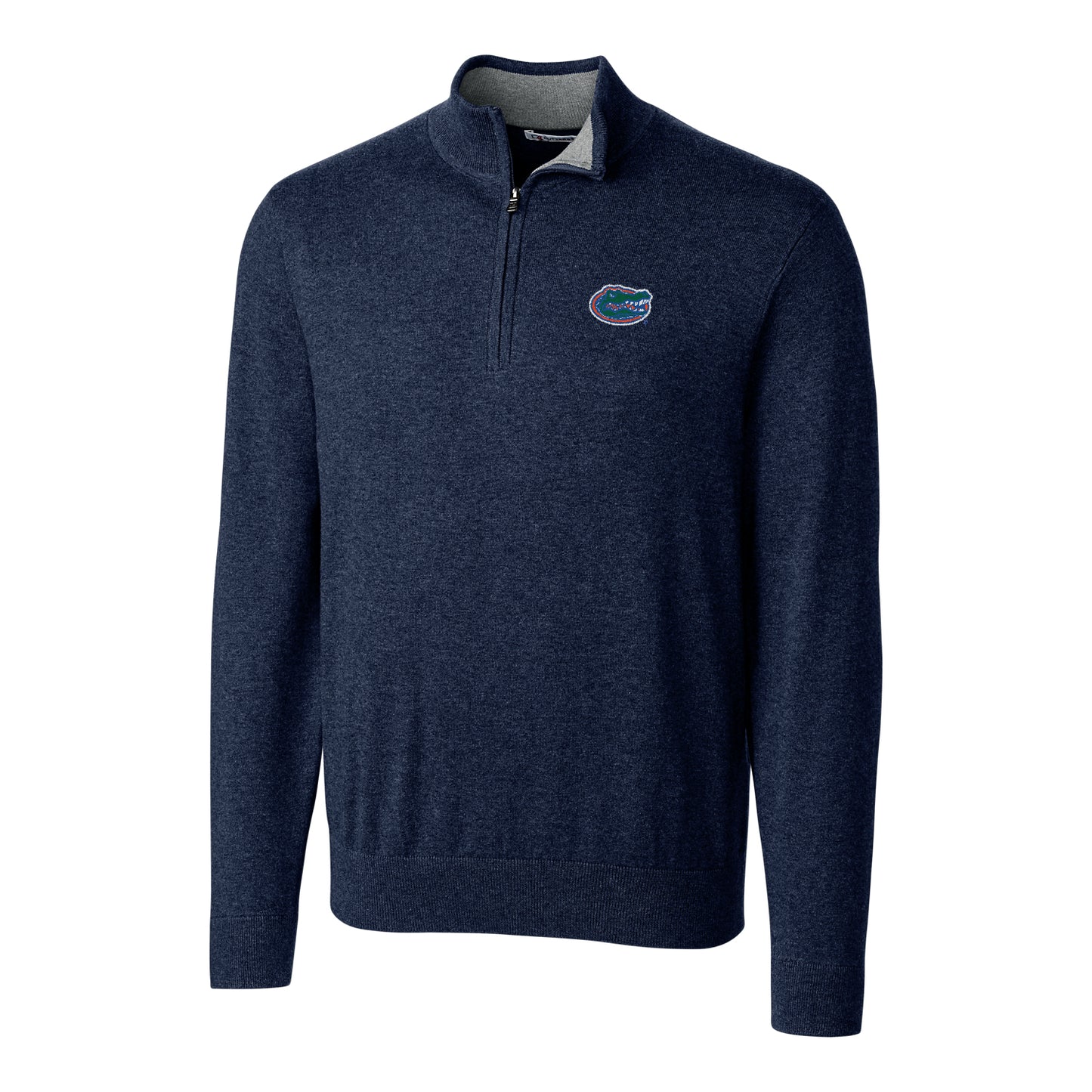 Men's Cutter & Buck Navy Florida Gators Big & Tall Lakemont Half-Zip Jacket
