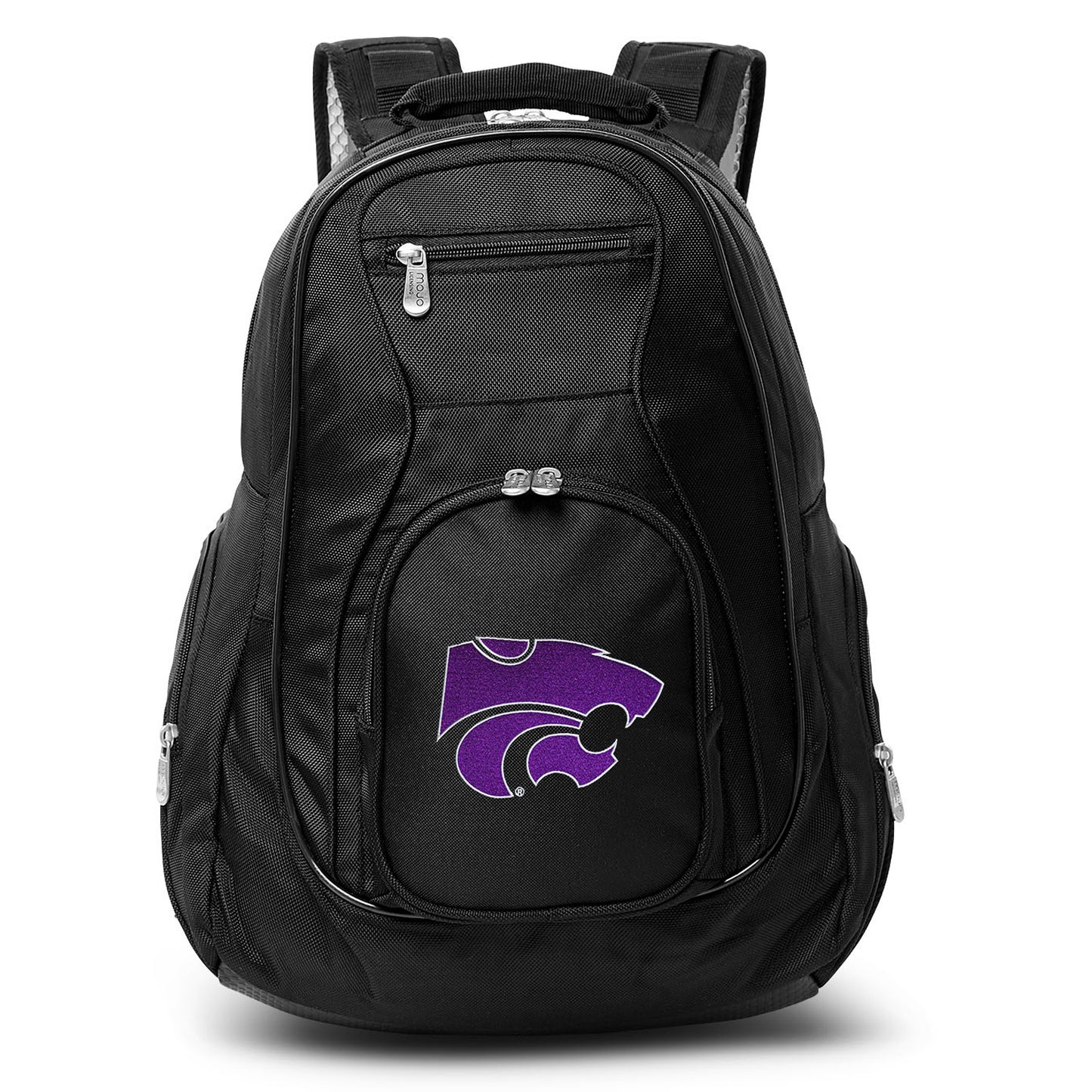 MOJO Black Kansas State Wildcats 19'' Laptop Travel Backpack