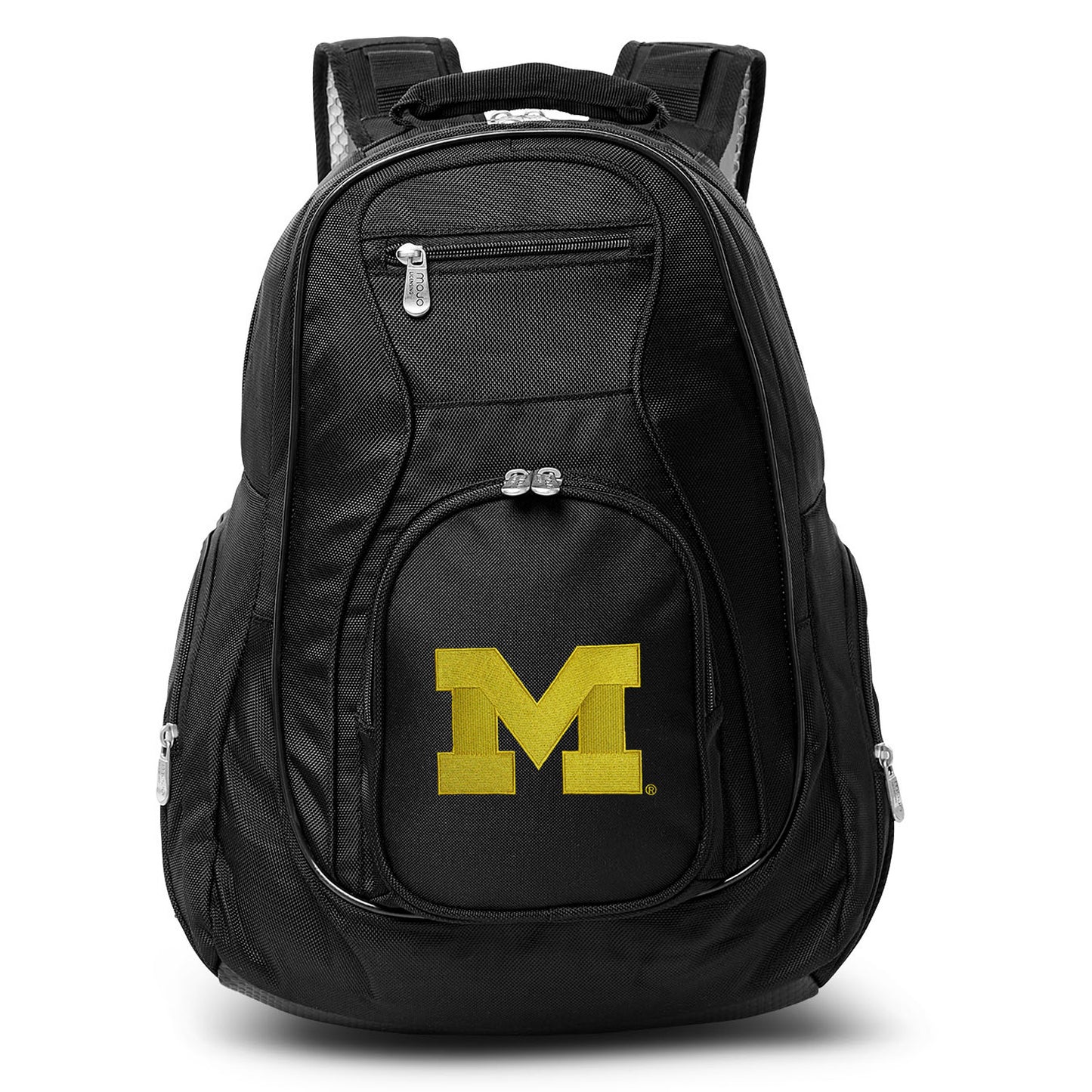MOJO Black Michigan Wolverines 19'' Laptop Travel Backpack