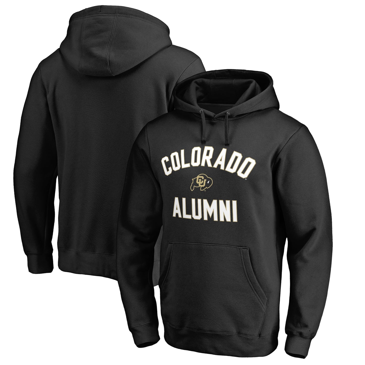 Men's Black Colorado Buffaloes Team Alumni Pullover Hoodie