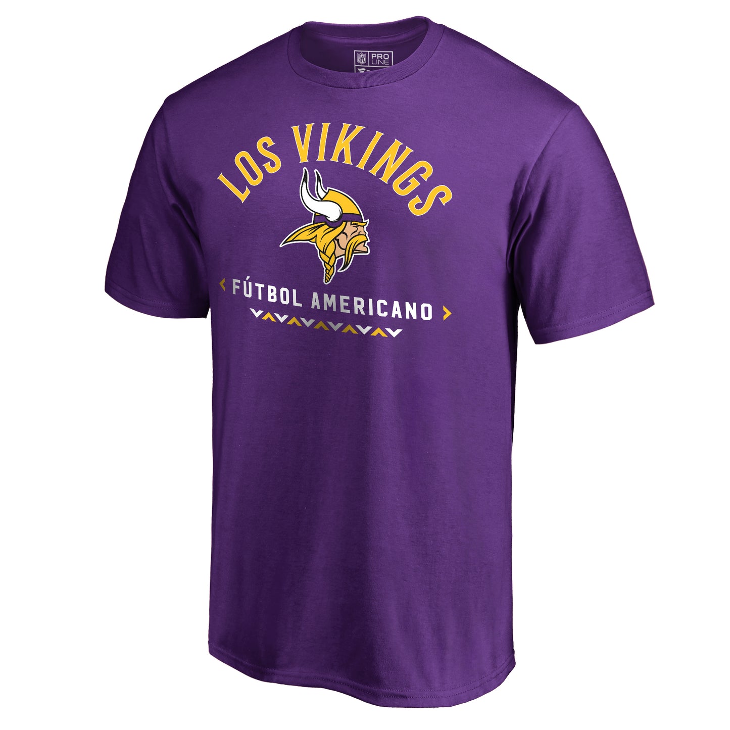 Men's NFL Pro Line Purple Minnesota Vikings Futbol Americano T-Shirt