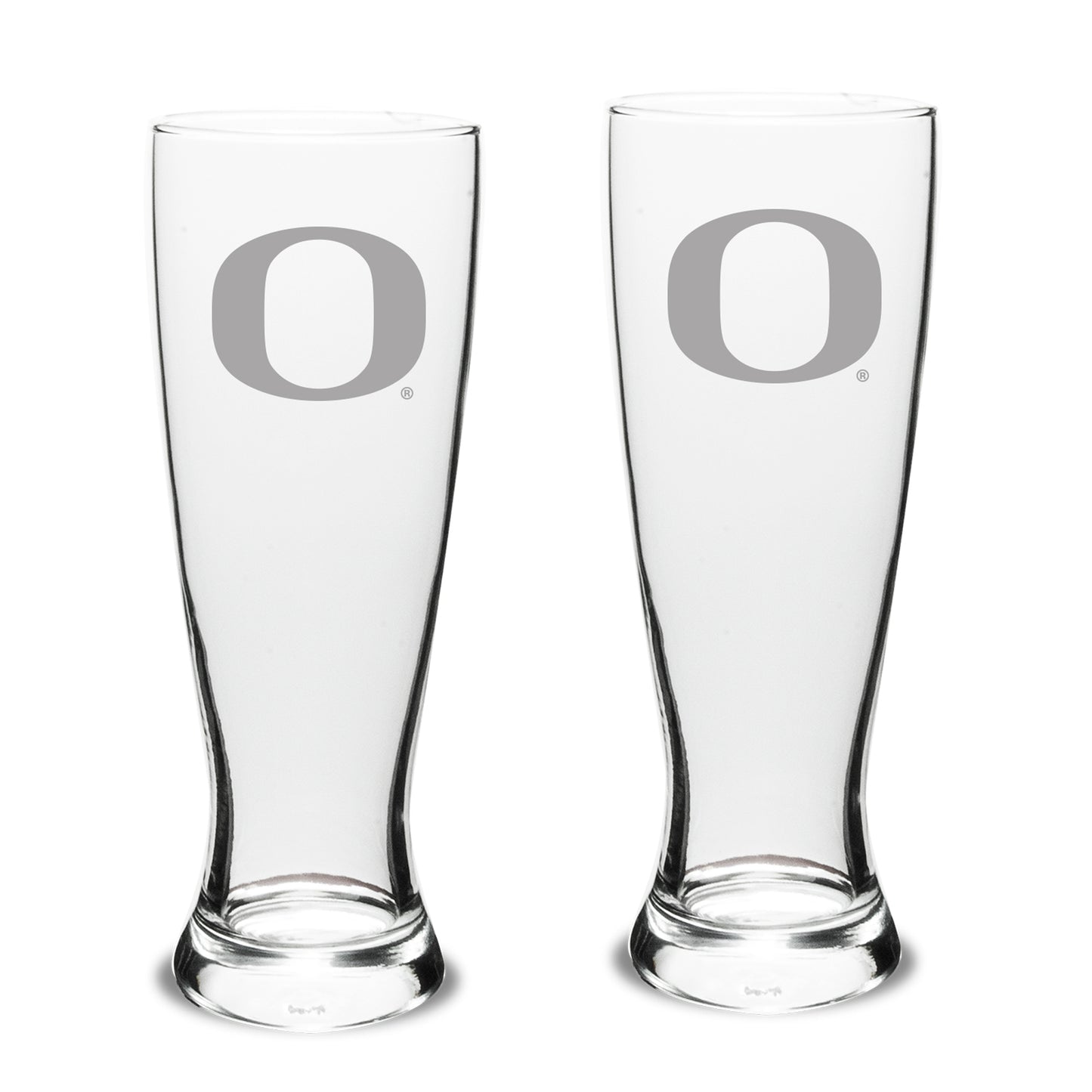 Oregon Ducks Set of 2 Stylish University Pilsner Glasses