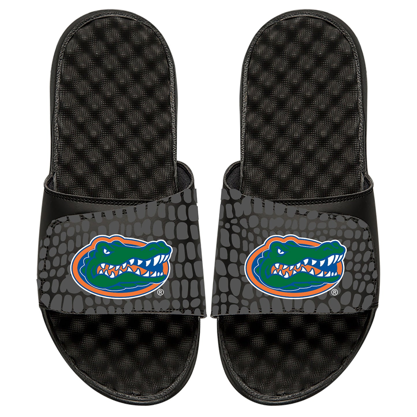 Youth ISlide Black Florida Gators Gator Skin Slide Sandals