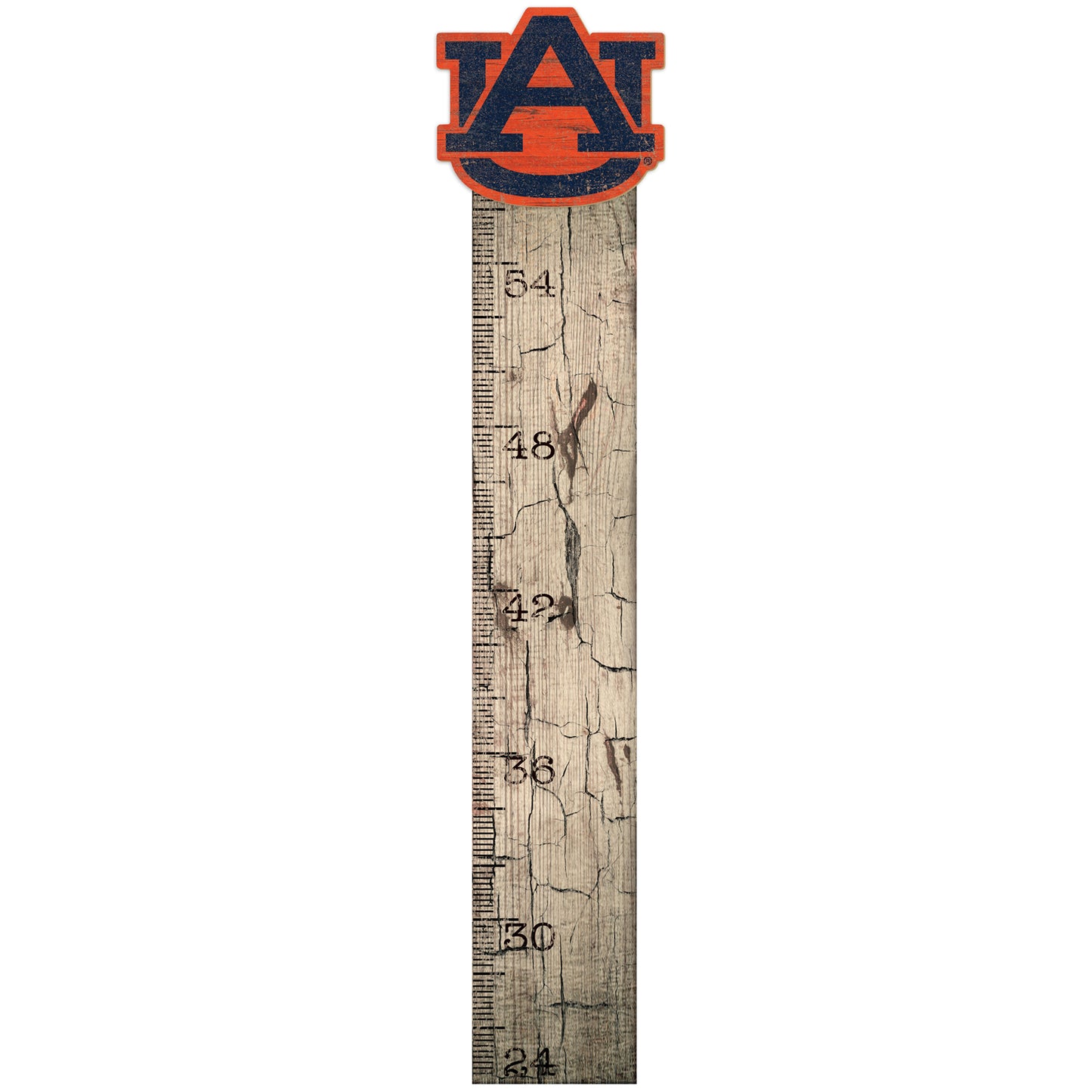 Auburn Tigers 6" x 36" Growth Chart Sign