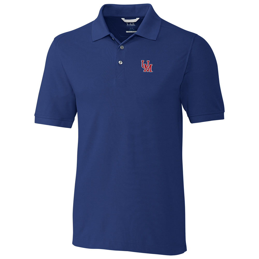 Men's Cutter & Buck Navy Ole Miss Rebels Big & Tall College Vault Advantage DryTec Tri-Blend Polo