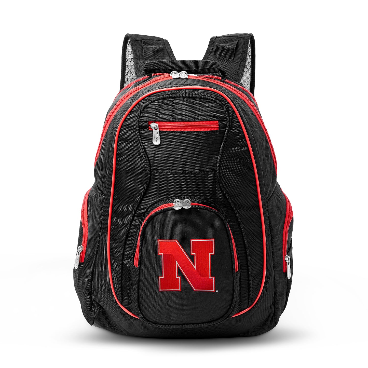MOJO Black Nebraska Huskers Trim Color Laptop Backpack