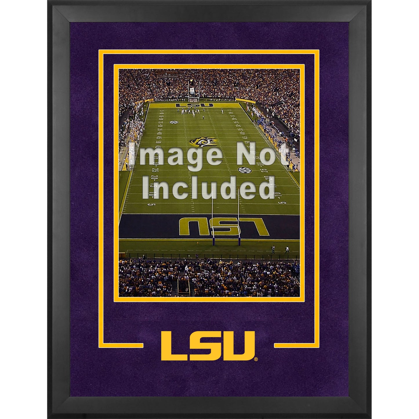 LSU Tigers Deluxe 16'' x 20'' Vertical Photograph Frame with Team Logo