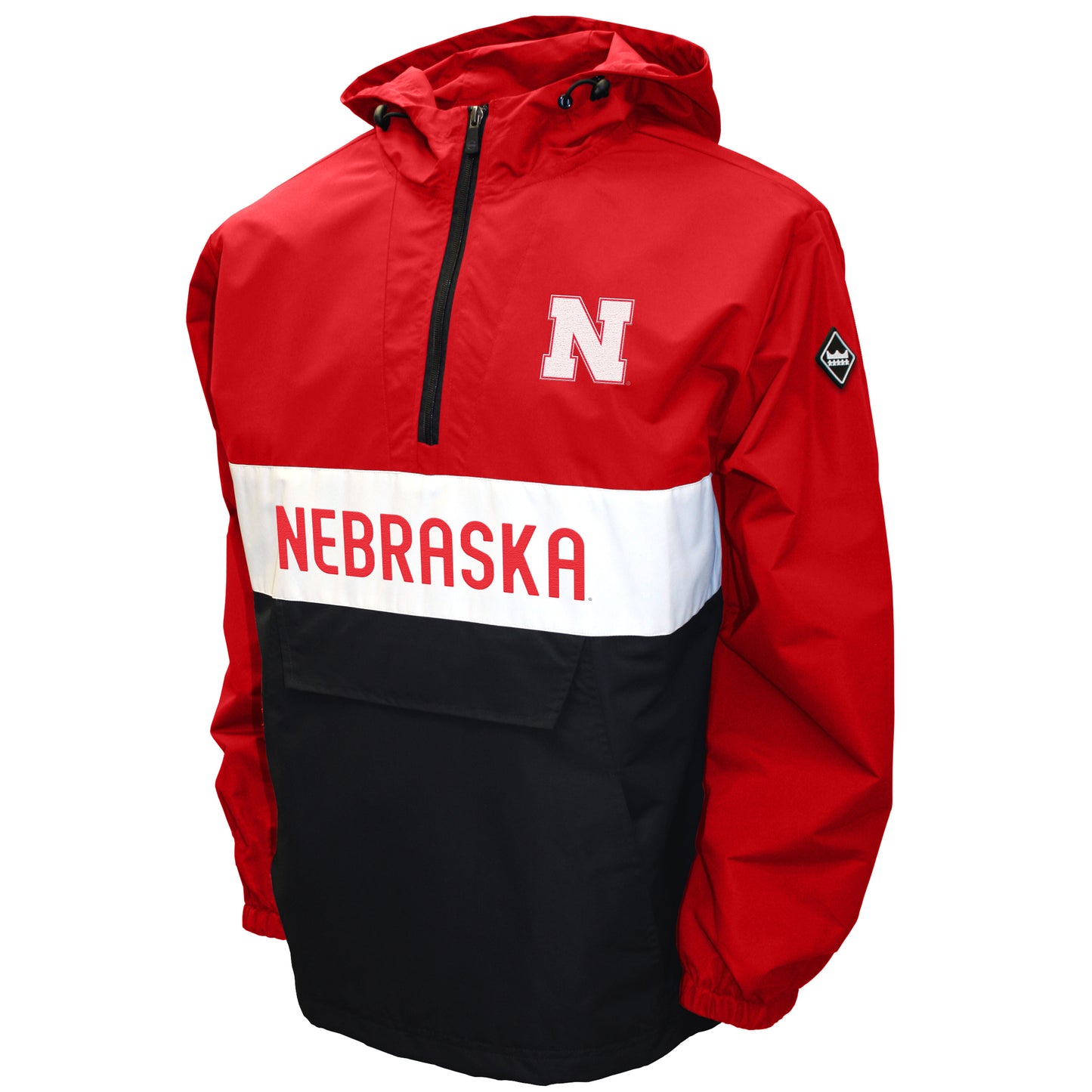 Men's Franchise Club Scarlet Nebraska Huskers Alpha Anorak Jacket