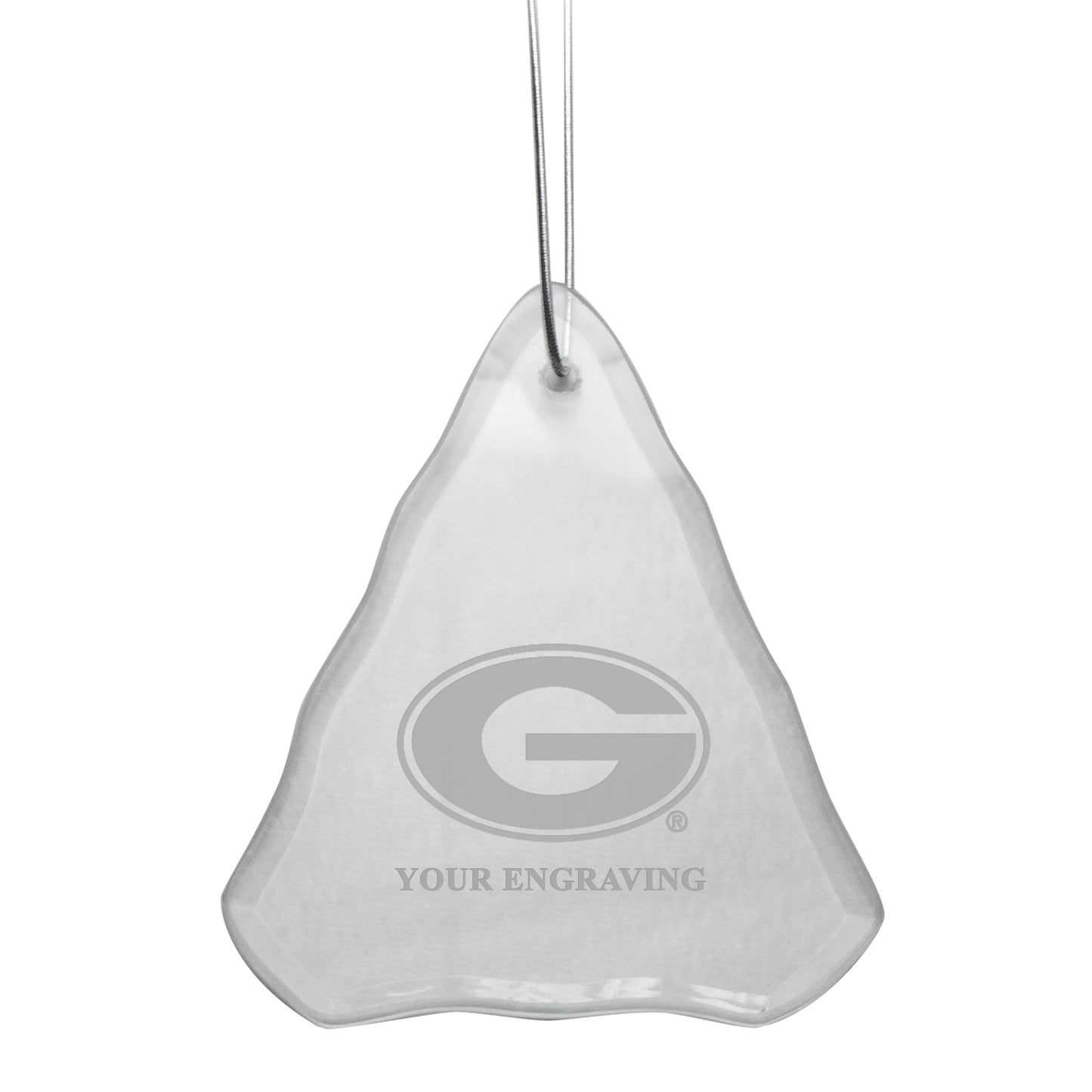 Georgia Bulldogs Crystal Tree Personalized Ornament