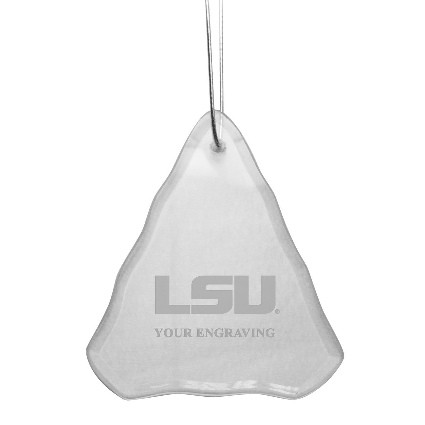 LSU Tigers Crystal Tree Personalized Ornament