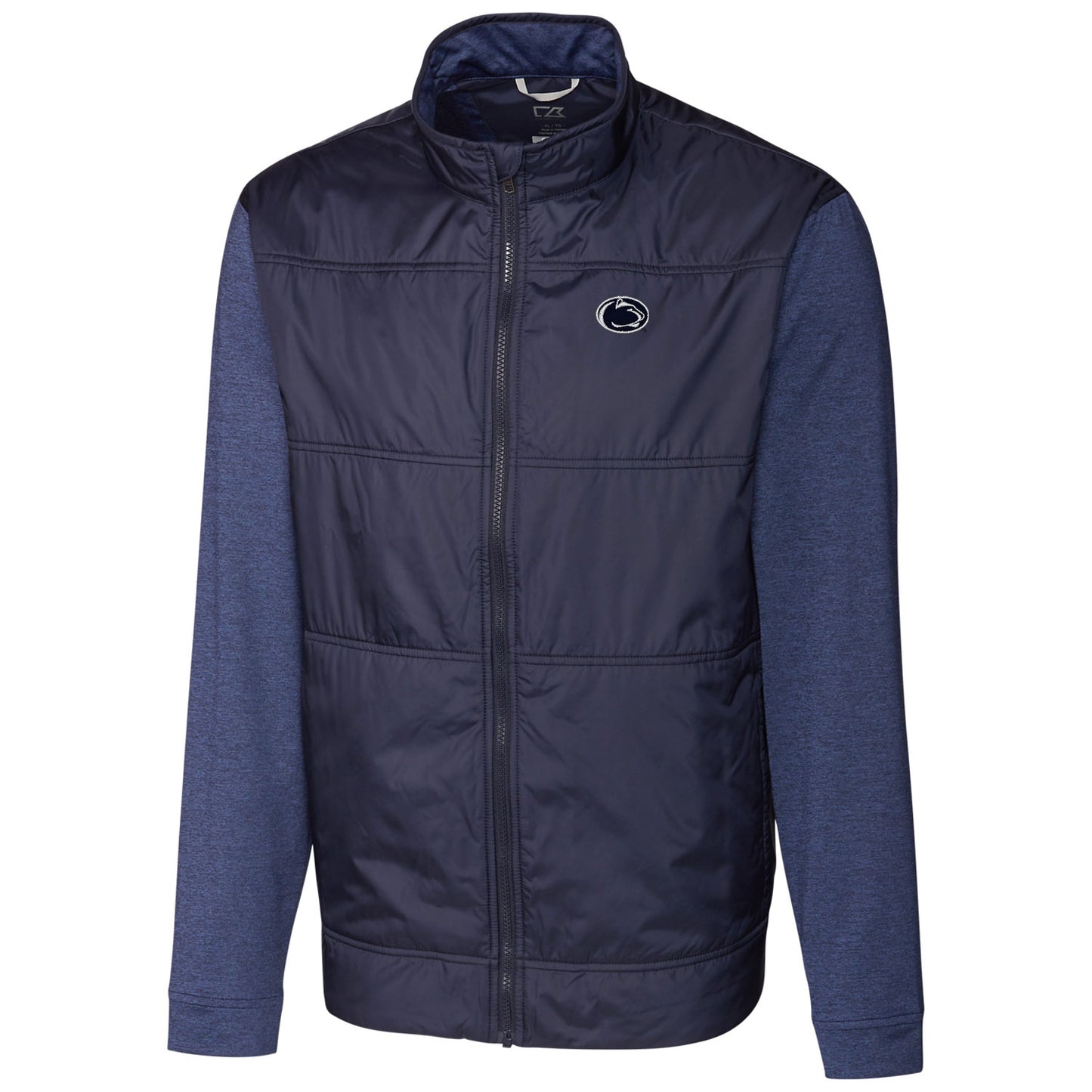 Men's Cutter & Buck Navy Penn State Nittany Lions Stealth Full-Zip Jacket