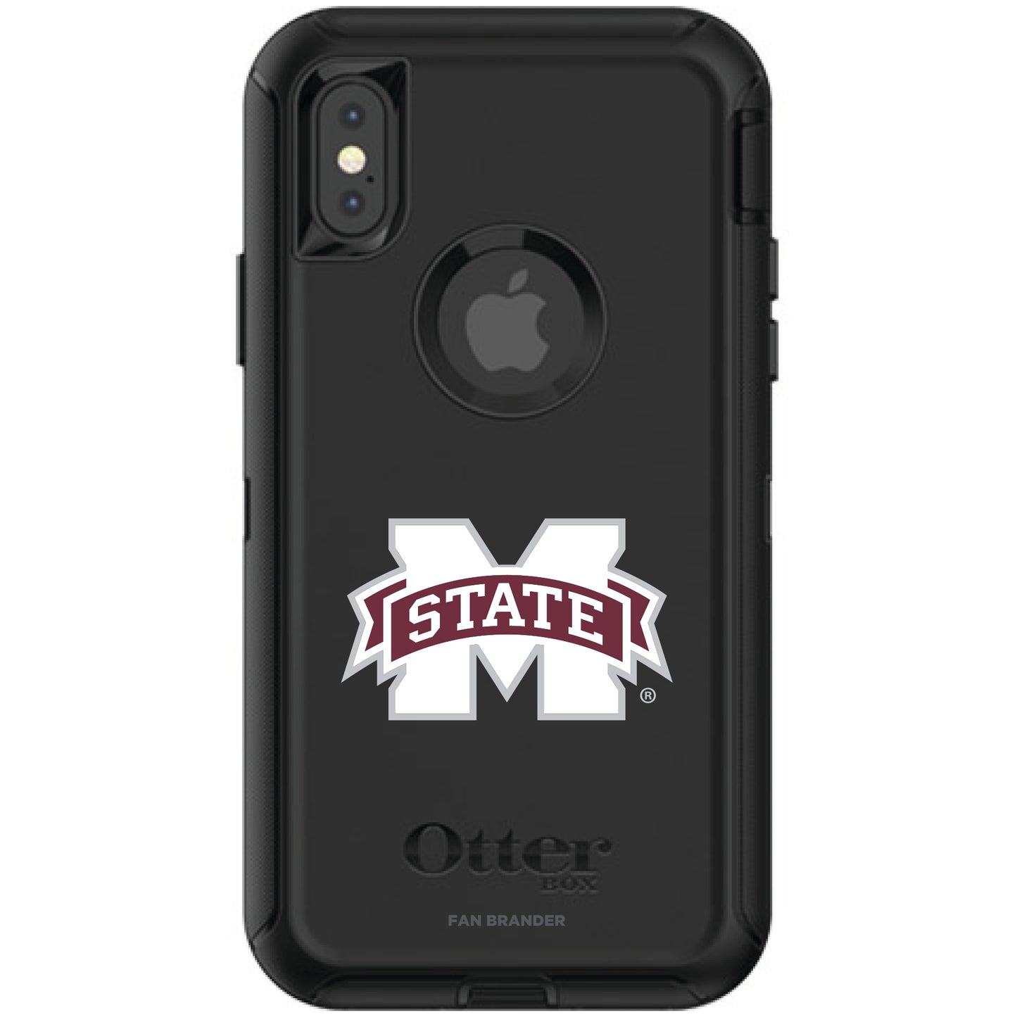 OtterBox Black Mississippi State Bulldogs iPhone X/XS Defender Phone Case