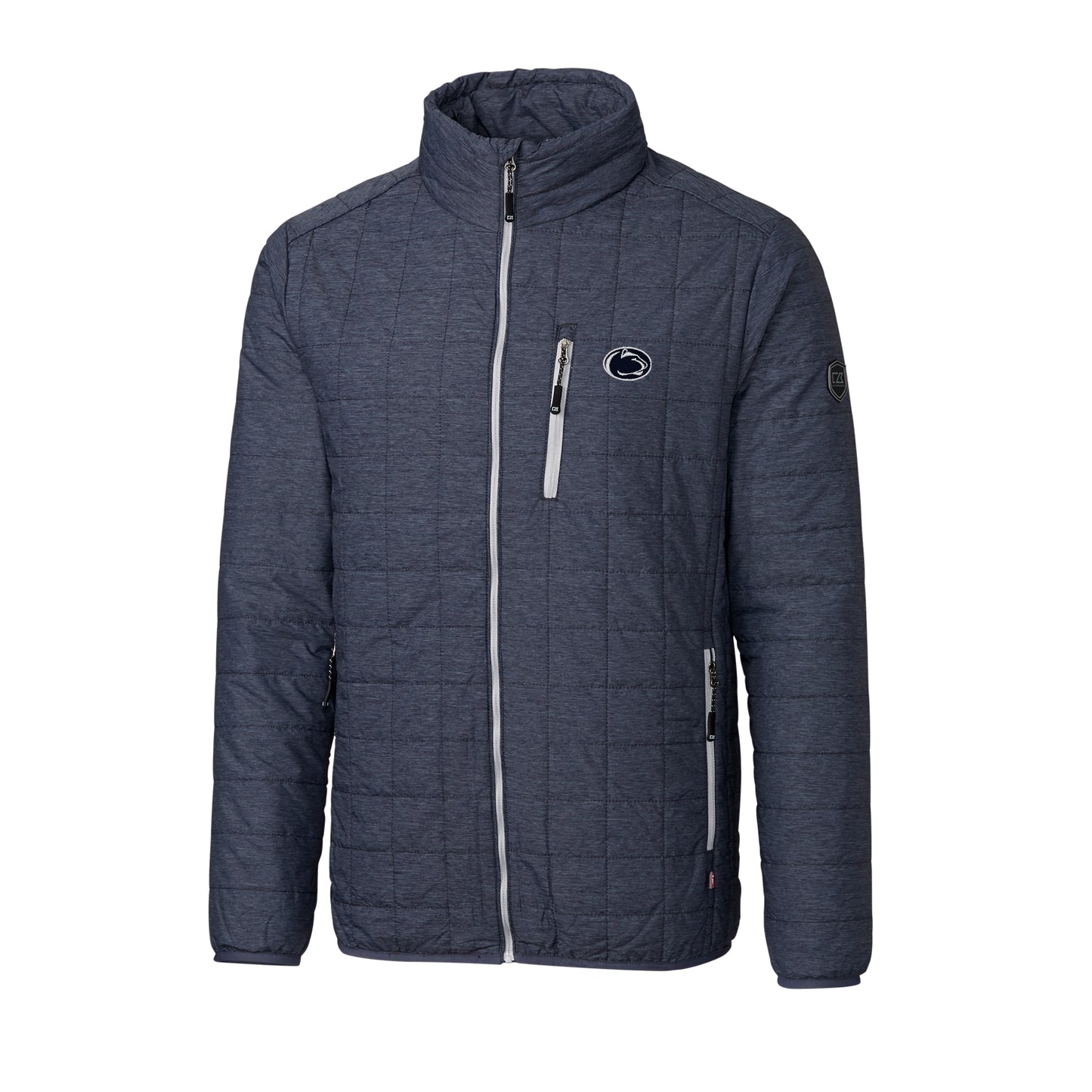 Men's Cutter & Buck Anthracite Penn State Nittany Lions Big & Tall Rainier Full-Zip Jacket