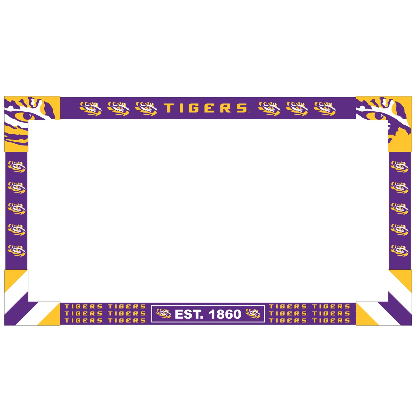 LSU Tigers Big Game Monitor Frame
