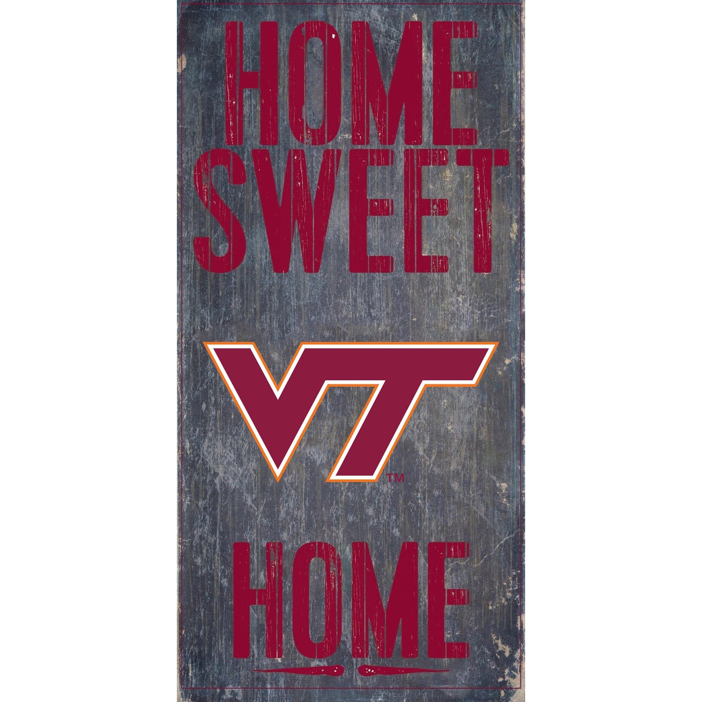Virginia Tech Hokies 6'' x 12'' Home Sweet Home Sign