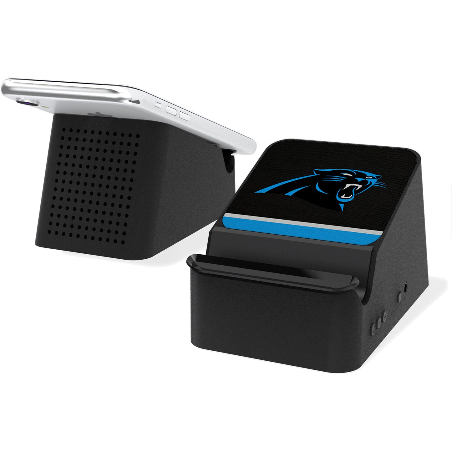 Carolina Panthers Wireless Charging Station and Bluetooth Speaker