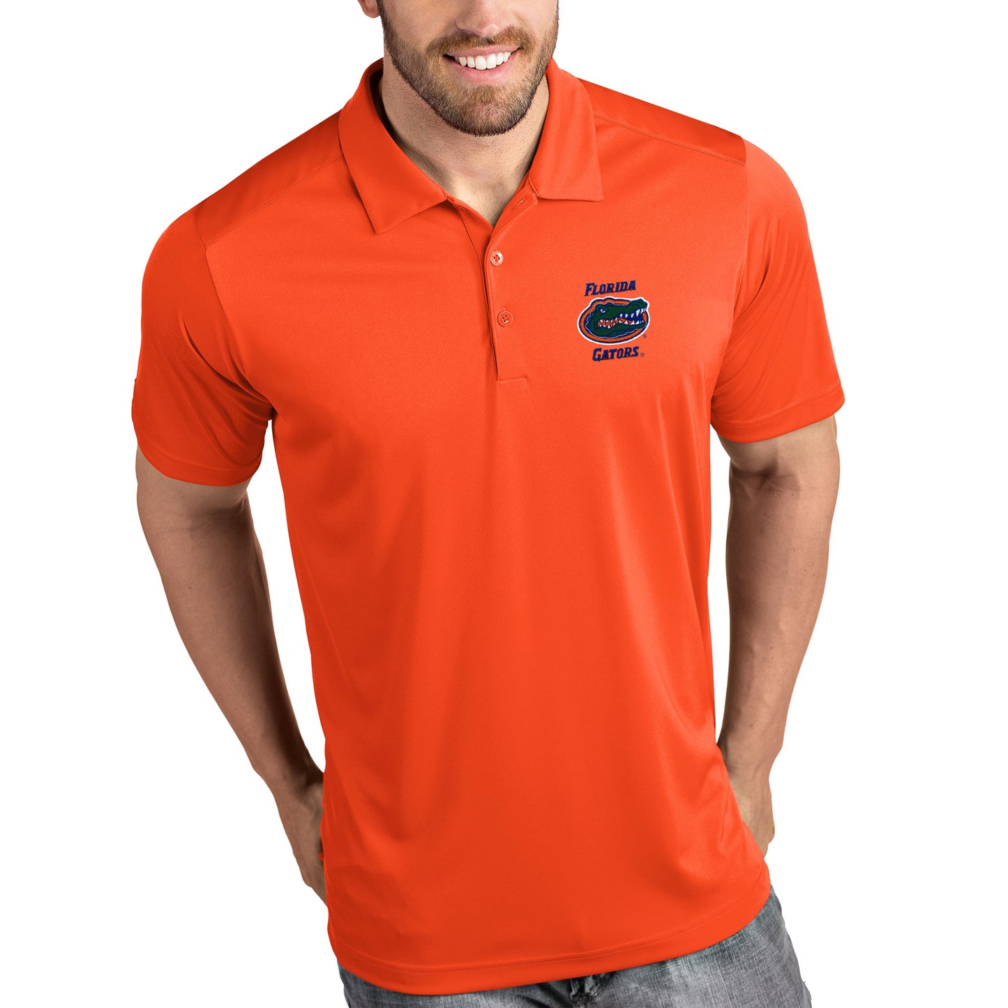 Florida Gators Antigua Tribute Polo - Orange
