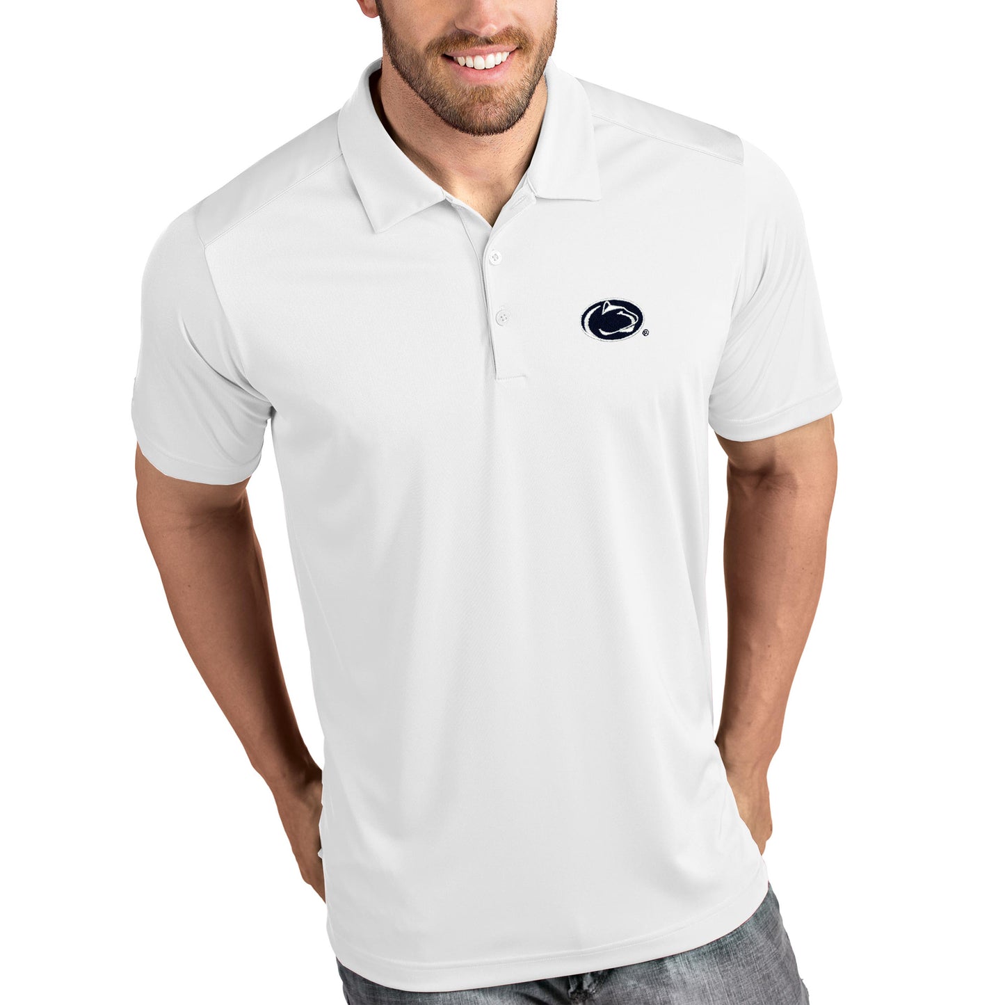 Penn State Nittany Lions Antigua Tribute Polo - White