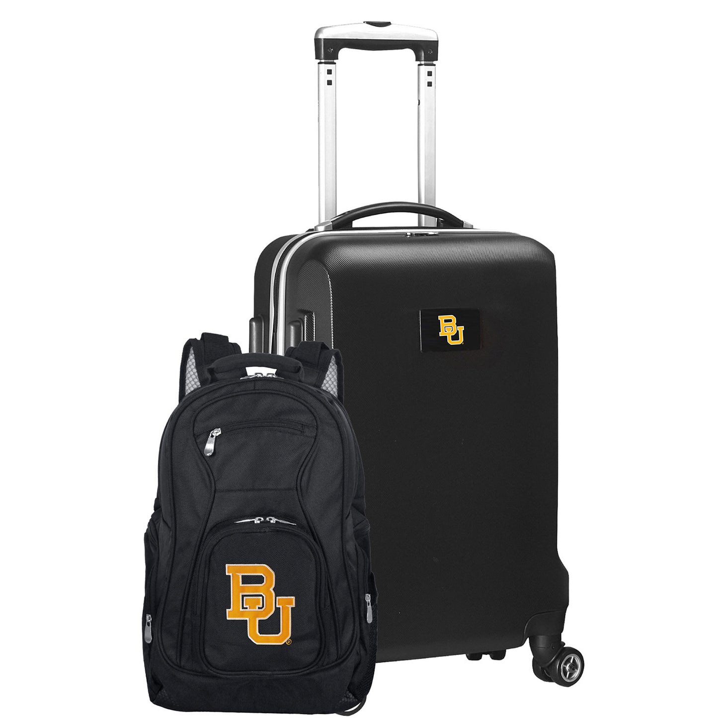 Baylor Bears Deluxe 2-Piece Backpack and Carry-On Set - Black