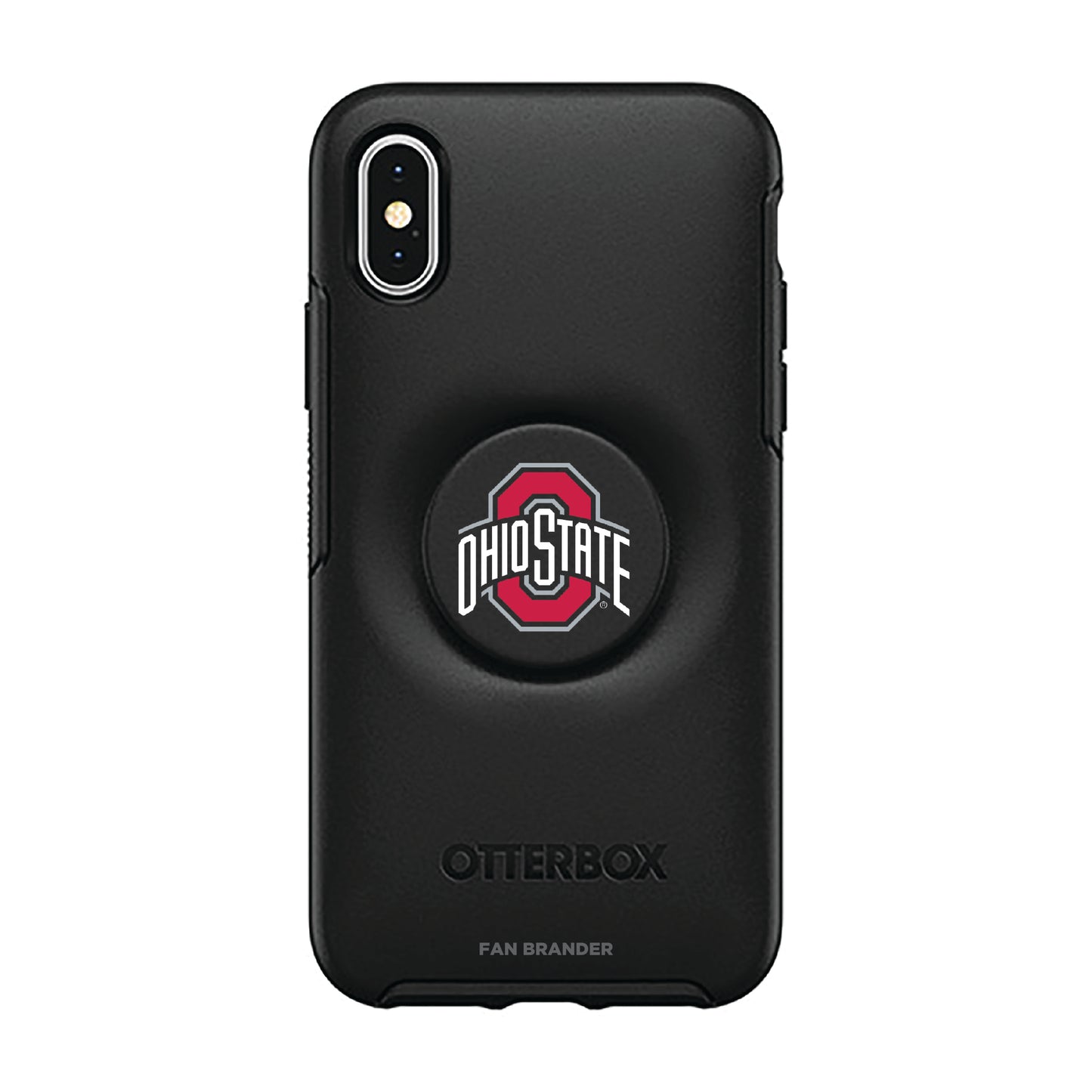 OtterBox Ohio State Buckeyes Otter + Pop Symmetry Series iPhone Case with Integrated PopSockets PopGrip