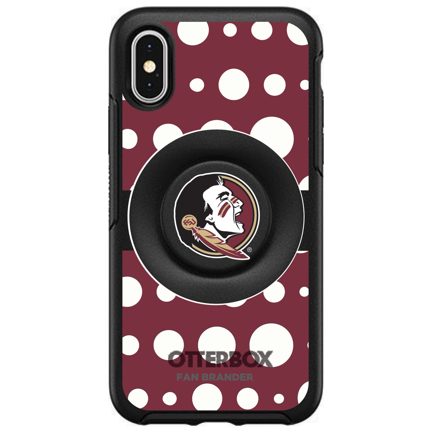 OtterBox Florida State Seminoles Otter+Pop PopSocket Symmetry iPhone Case