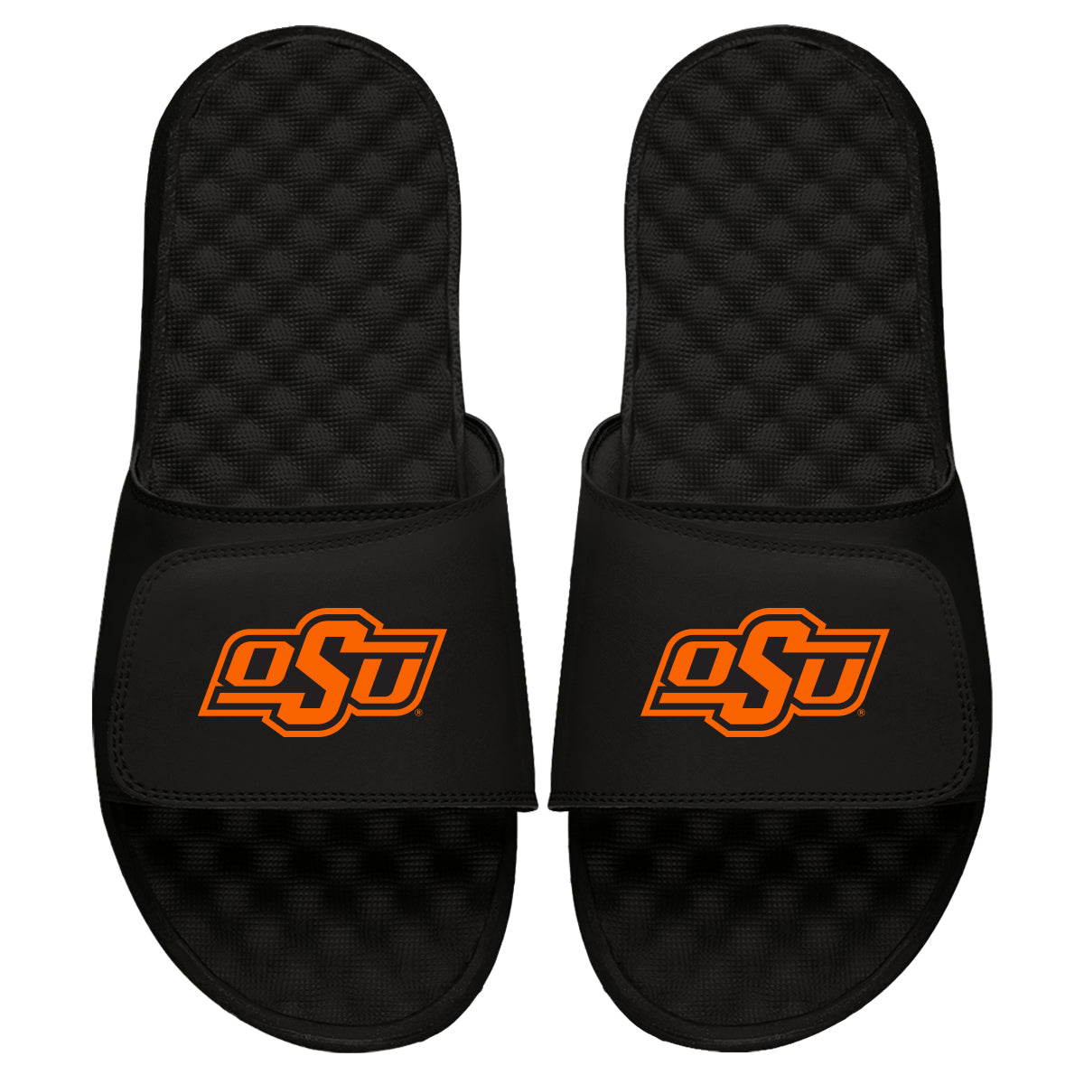 Men's ISlide Black Oklahoma State Cowboys Primary Logo Slide Sandals