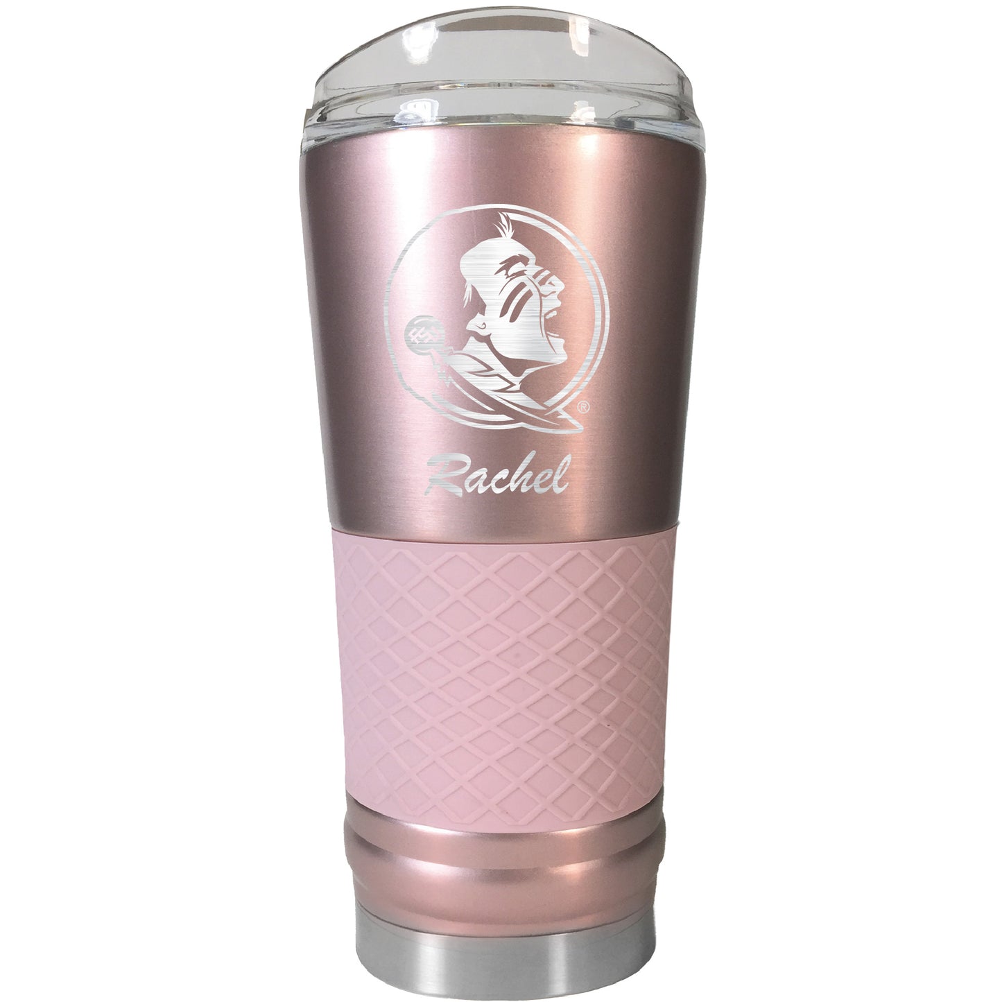 Florida State Seminoles 24oz. Personalized Rose Gold Draft Tumbler