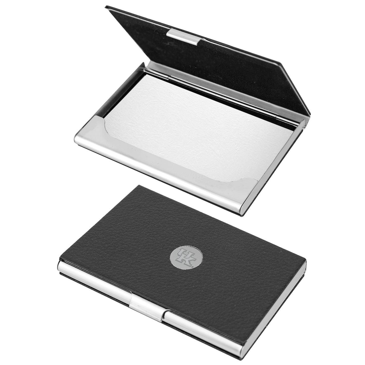 Silver Kentucky Wildcats Business Card Case