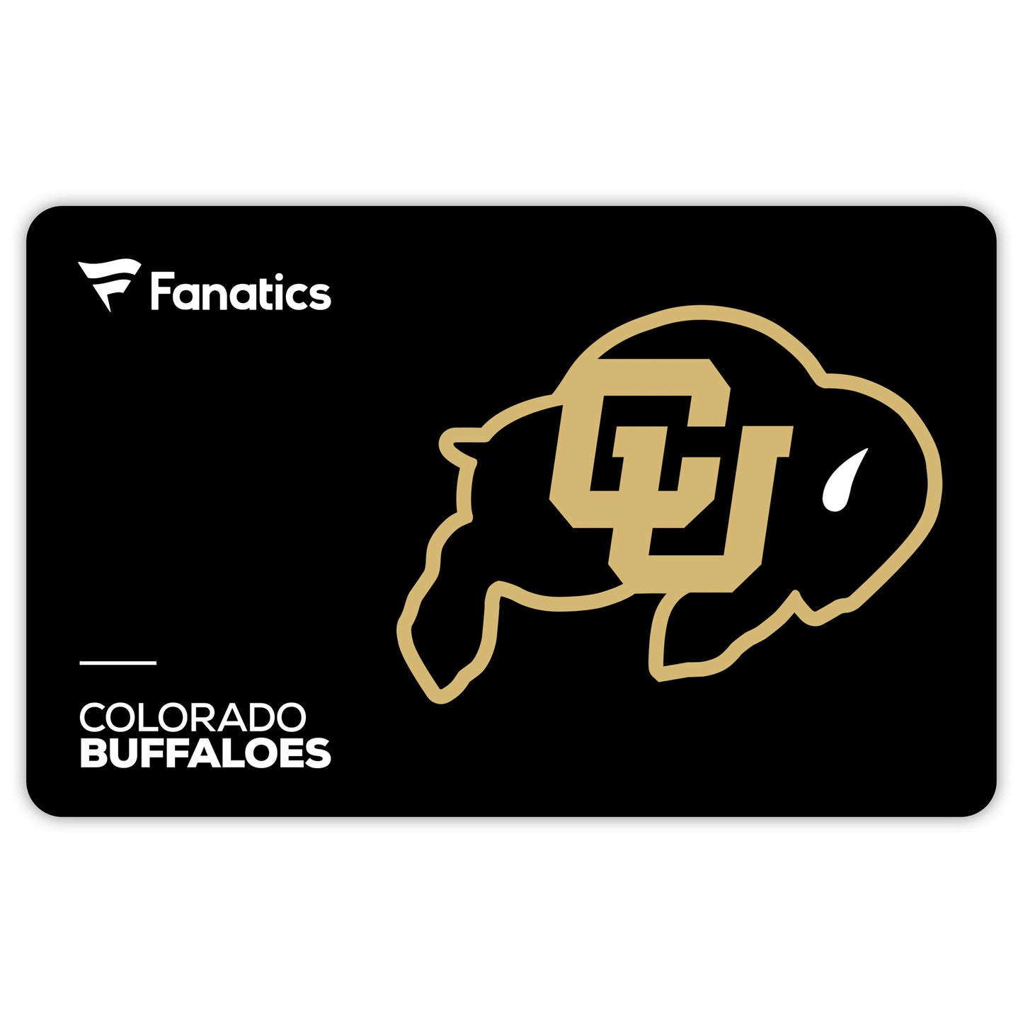 Colorado Buffaloes Fanatics eGift Card ($10 - $500)