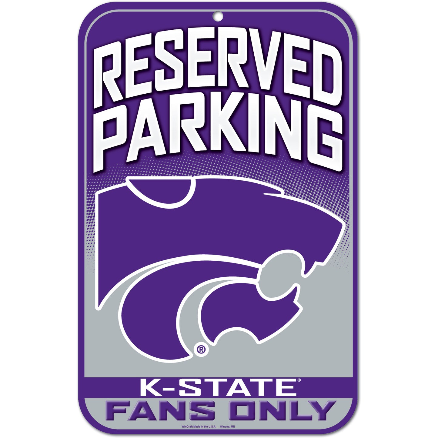 WinCraft Kansas State Wildcats 11" x 17" Indoor/Outdoor Sign