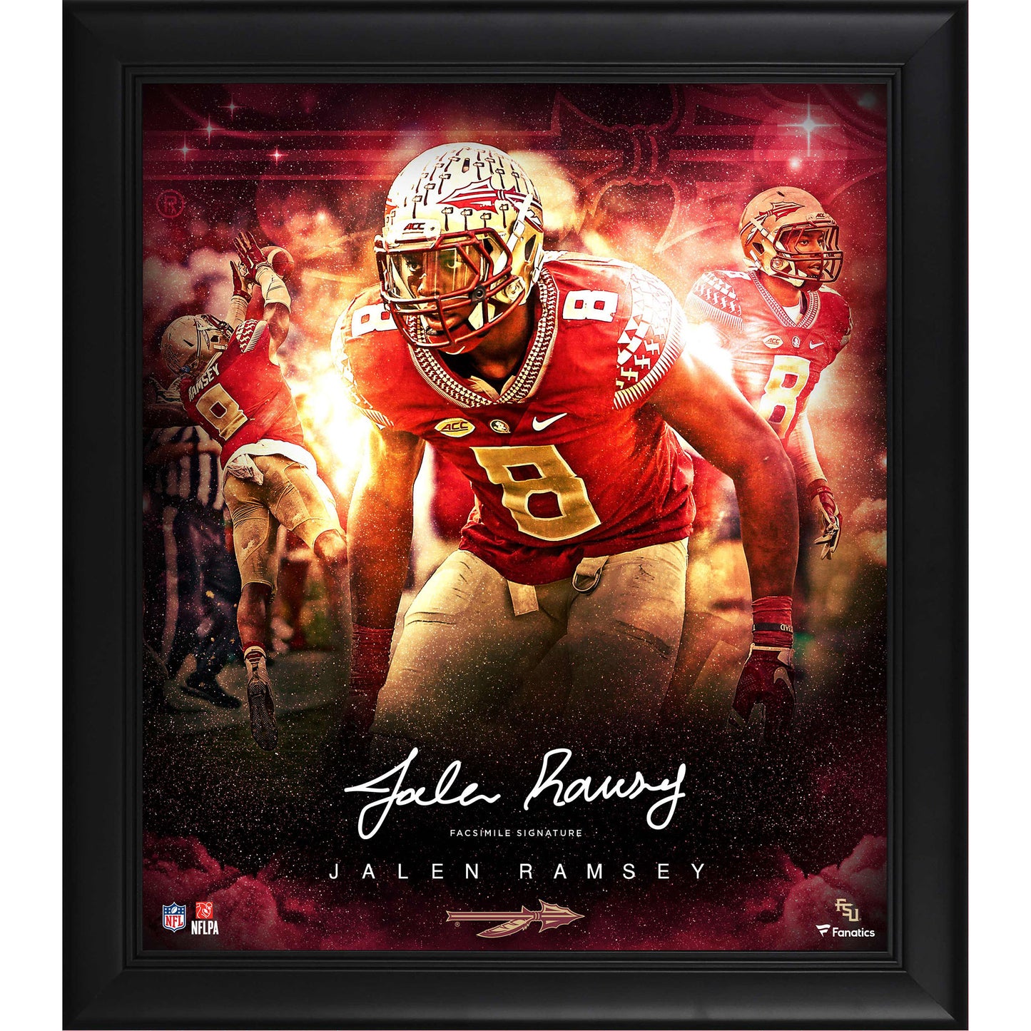 Jalen Ramsey Florida State Seminoles Framed 15" x 17" Stars of the Game Collage - Facsimile Signature