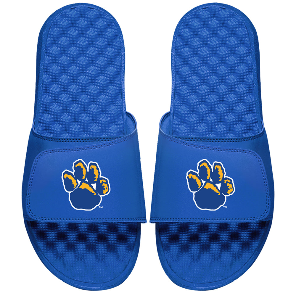 Men's ISlide Royal Pitt Panthers Logo Slide Sandals