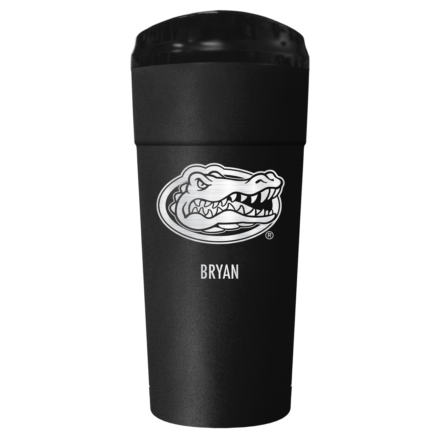 Black Florida Gators 24oz. Personalized Stealth Travel Tumbler
