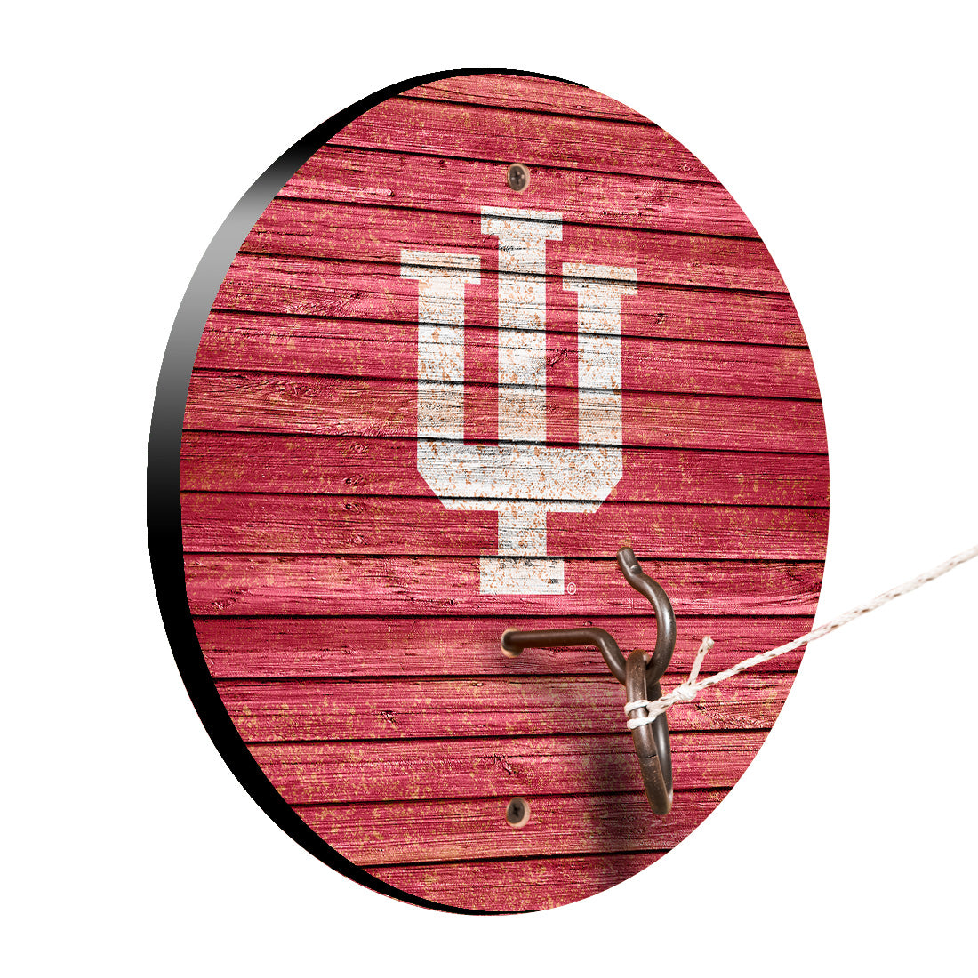 Indiana Hoosiers Weathered Design Hook and Ring Game