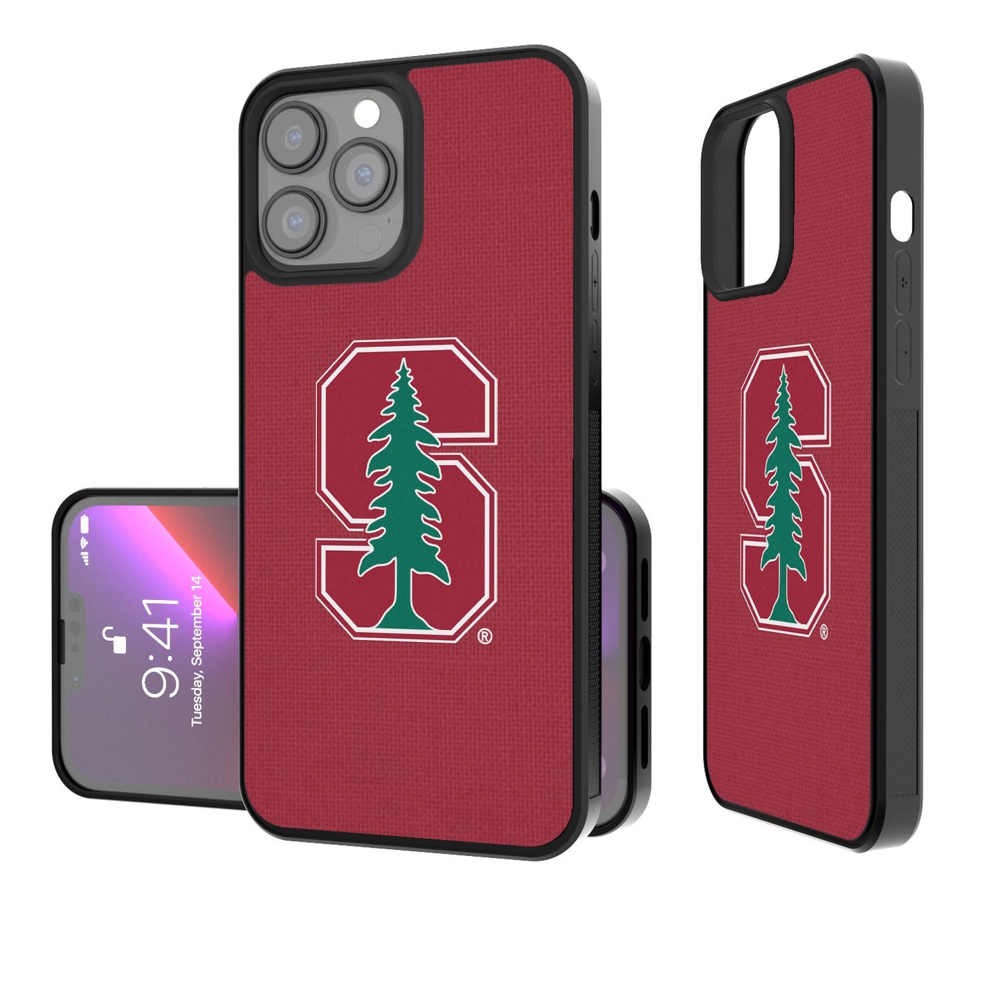 Stanford Cardinal iPhone Solid Design Bump Case