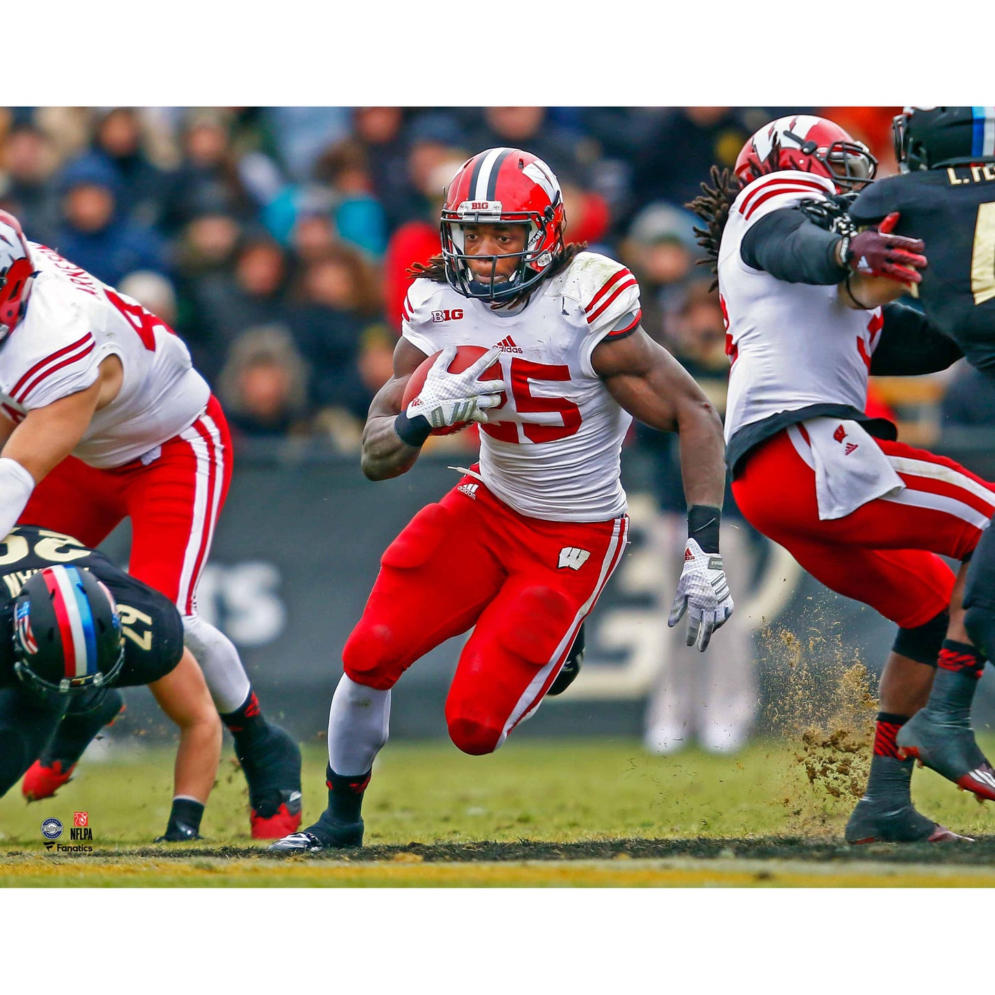 Melvin Gordon Wisconsin Badgers Unsigned Running Photograph
