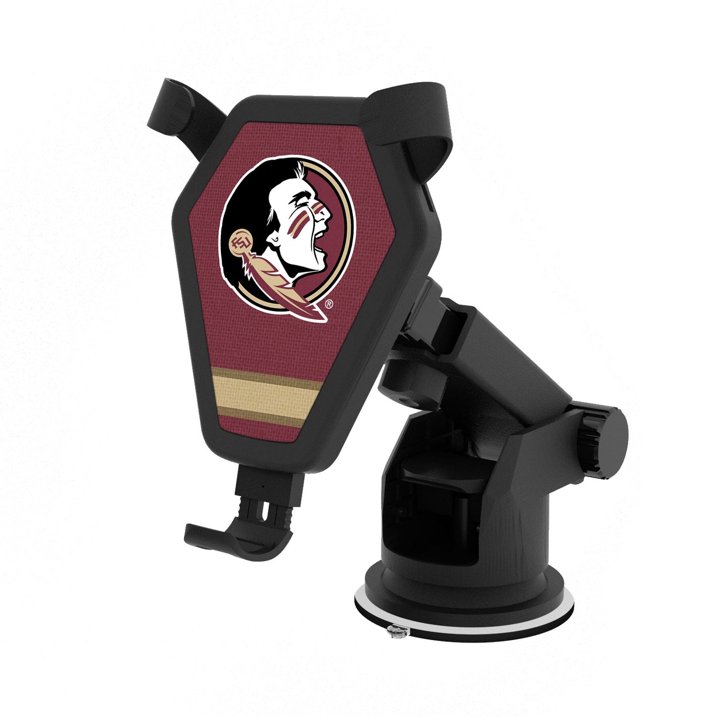 Florida State Seminoles Stripe Design Wireless Car Charger