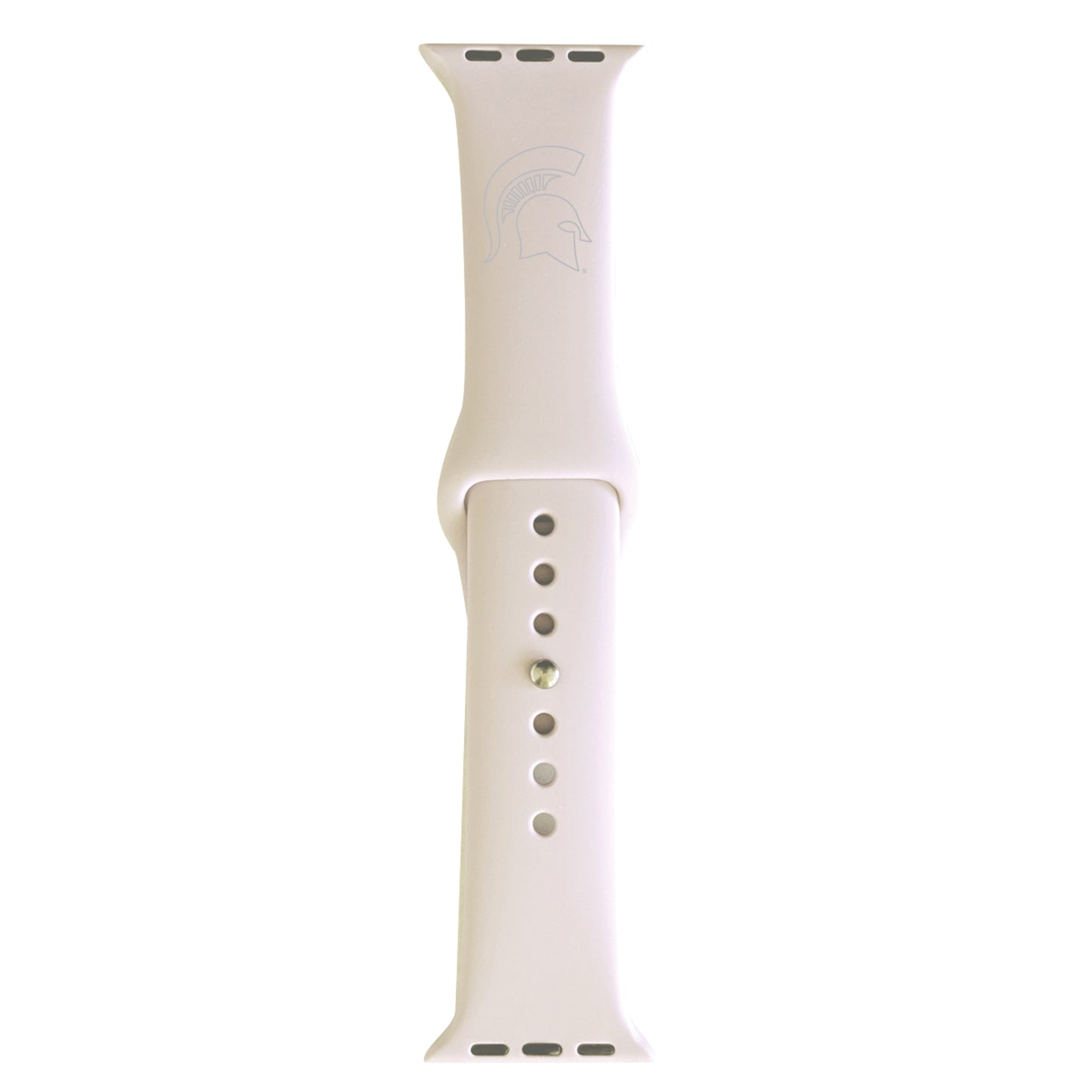 White Michigan State Spartans 38/40mm Apple Watch Band
