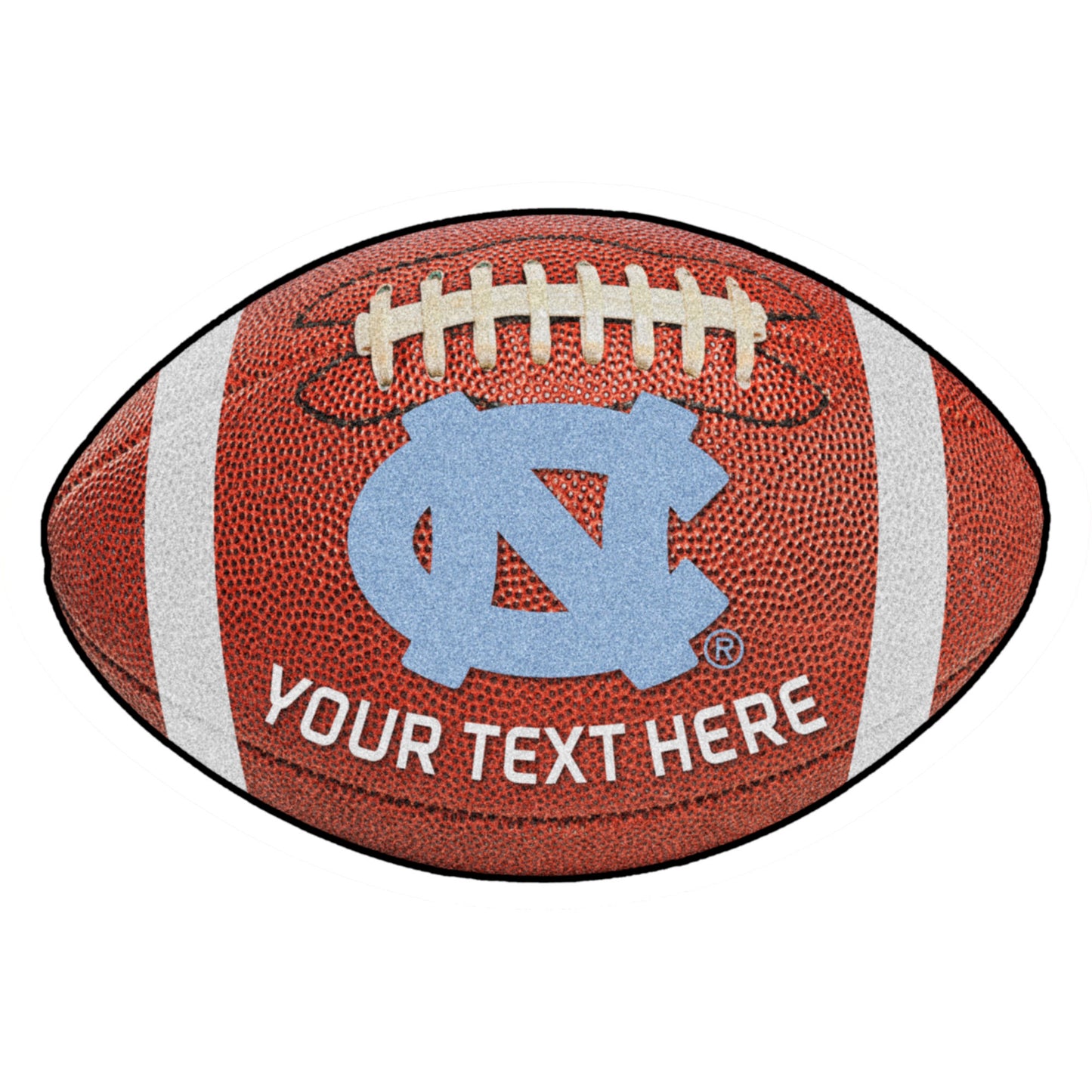 North Carolina Tar Heels 22'' x 35'' Personalized Football Mat