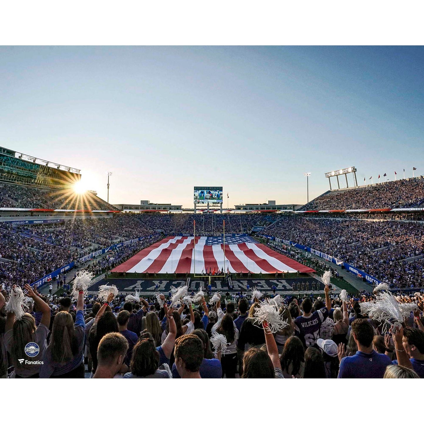 Kentucky Wildcats Unsigned Kroger Field Stadium Photograph