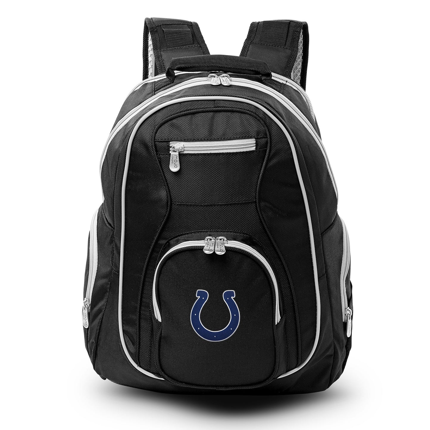 MOJO Black/Gray Indianapolis Colts Premium Color Trim Backpack