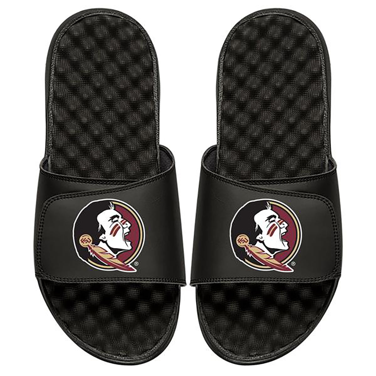 Youth ISlide Black Florida State Seminoles Primary Logo Slide Sandals