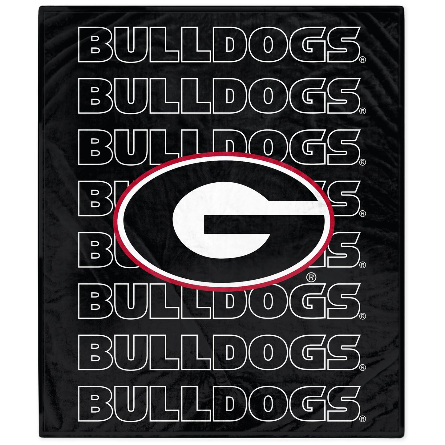 Georgia Bulldogs 60" x 70" Echo Wordmark Lightweight Blanket