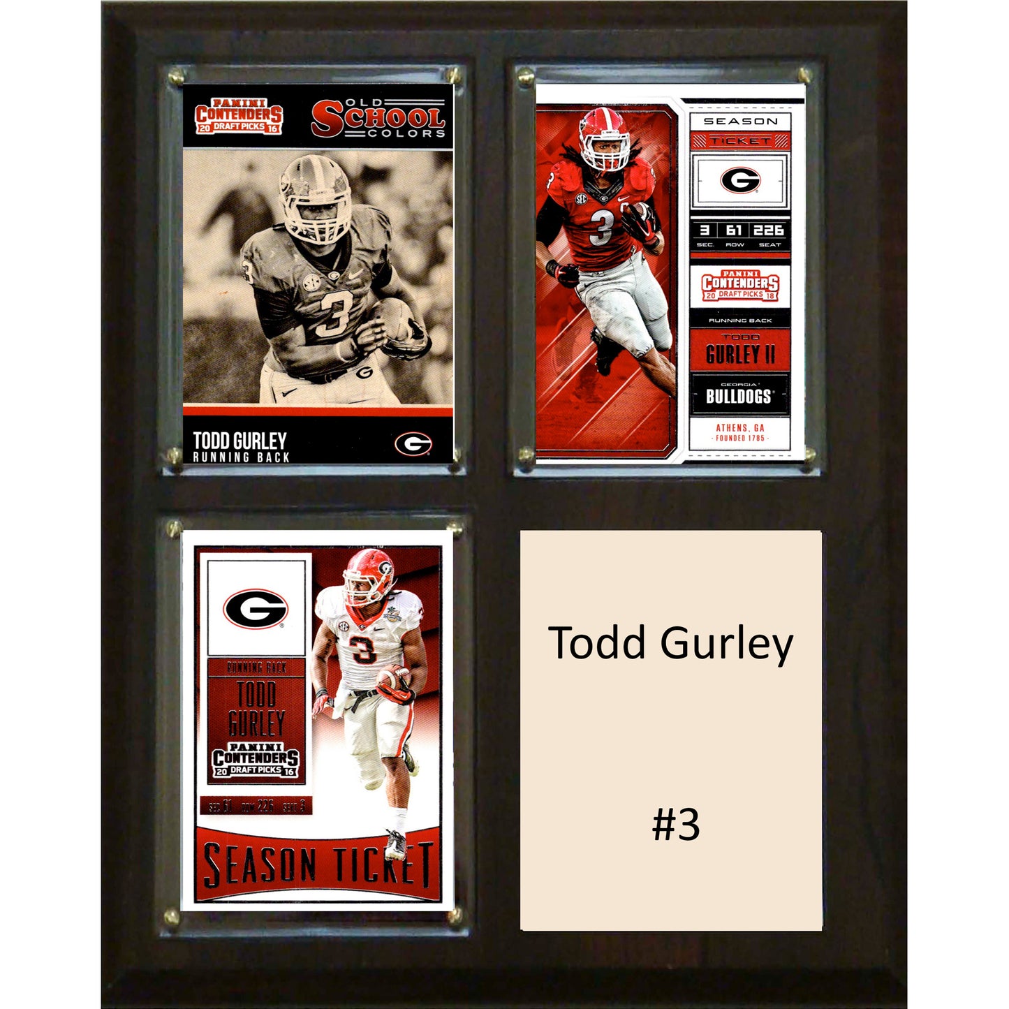 Todd Gurley II Georgia Bulldogs 8'' x 10'' Plaque