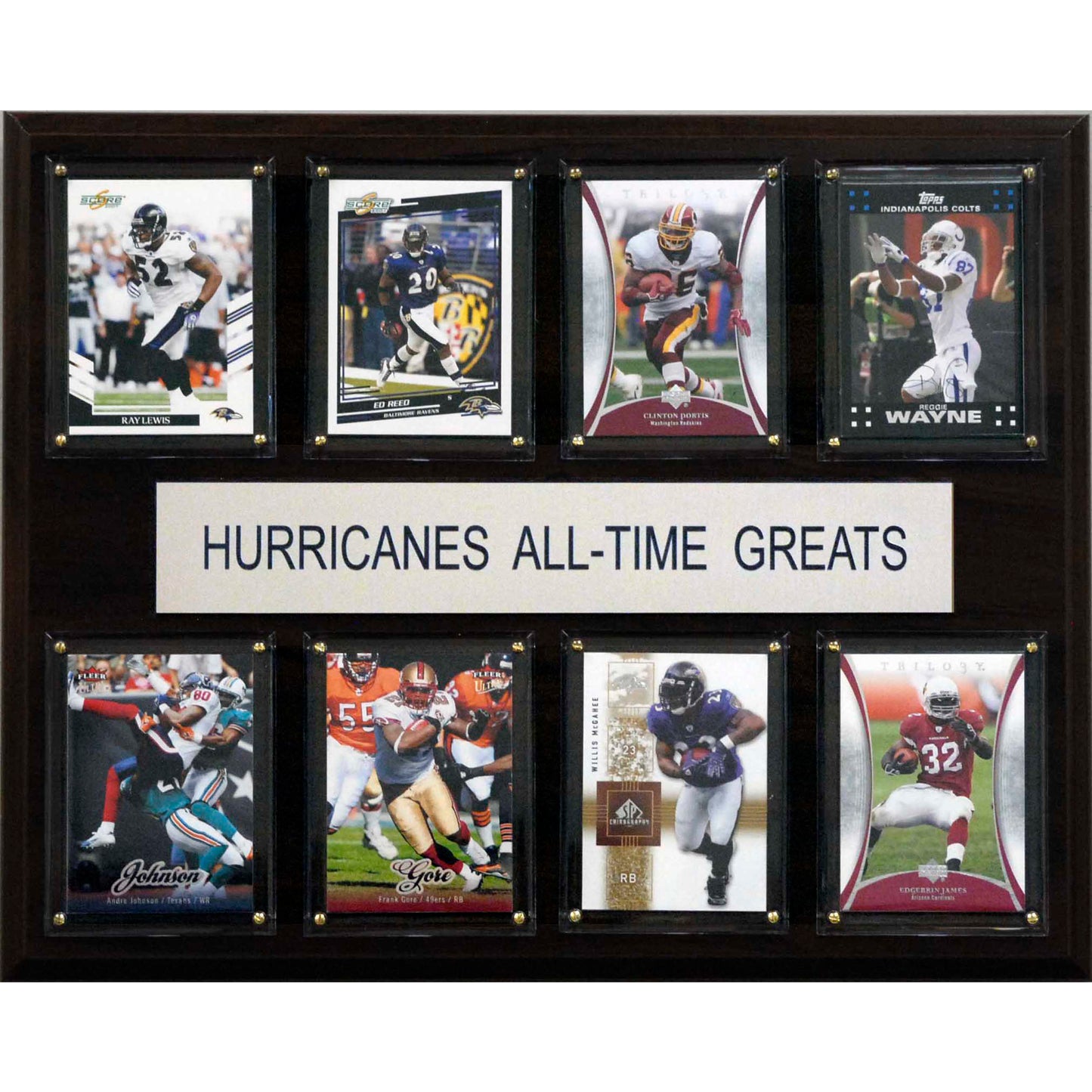 Miami Hurricanes 12'' x 15'' All-Time Greats Plaque