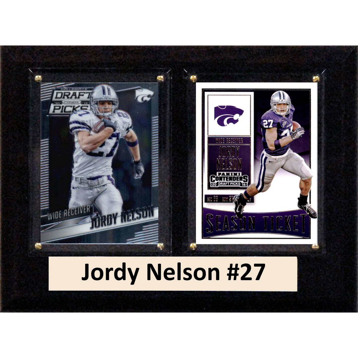 Jordy Nelson Kansas State Wildcats 6'' x 8'' Plaque