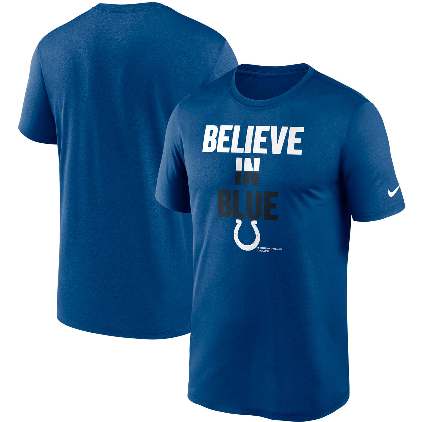 Men's Nike Royal Indianapolis Colts Legend Local Phrase Performance T-Shirt