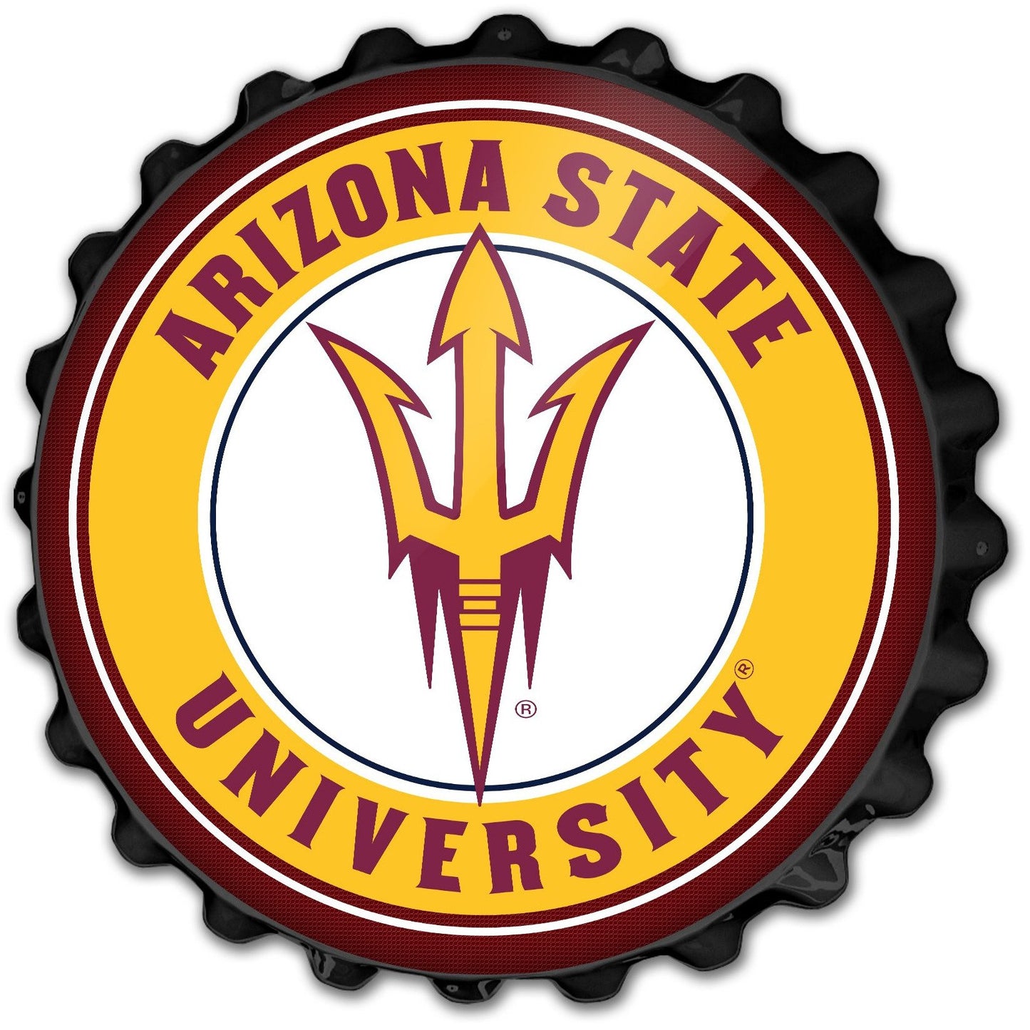 Arizona State Sun Devils 19'' x 19'' Bottle Cap Wall Sign
