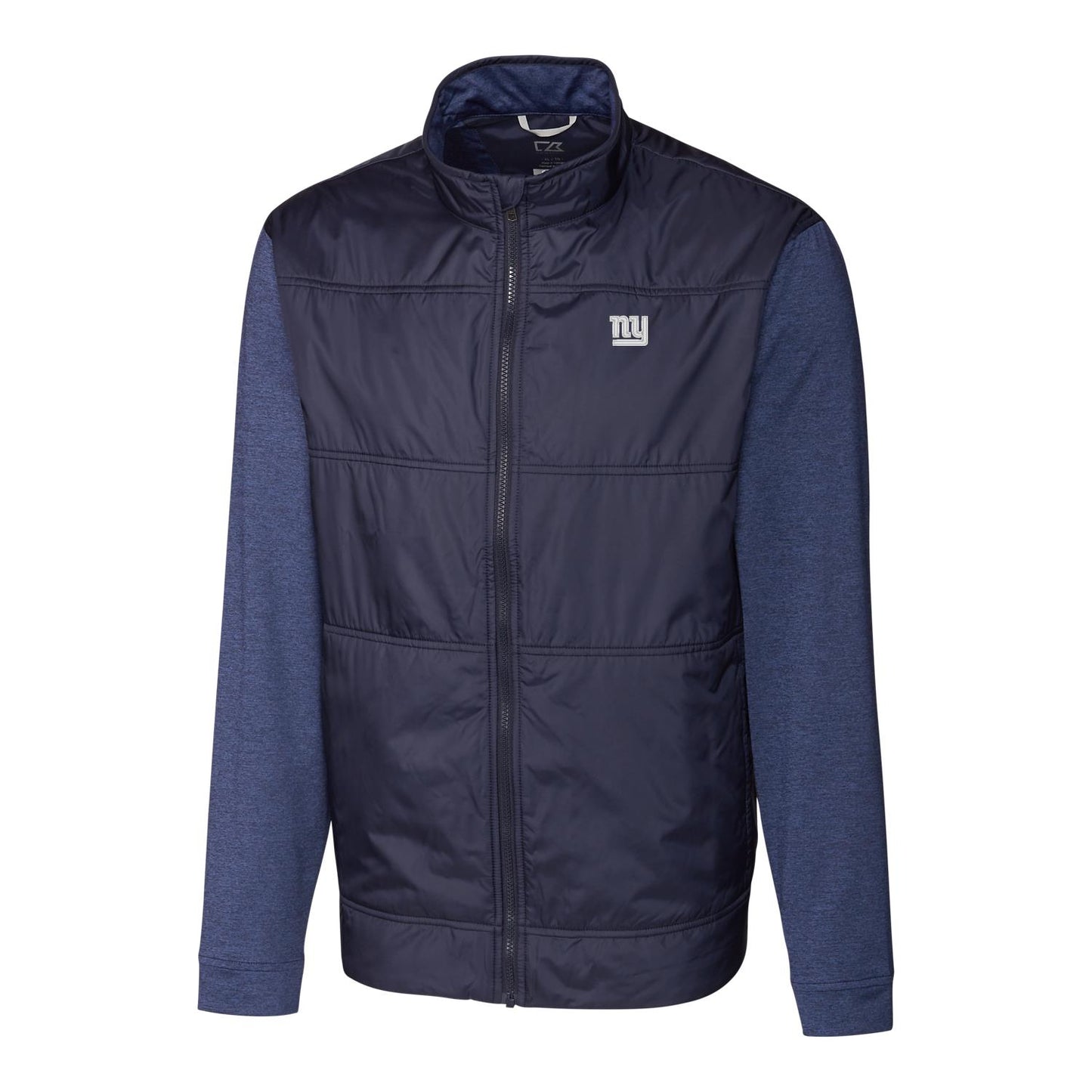 Men's Cutter & Buck Navy New York Giants Big & Tall Stealth Full-Zip Jacket