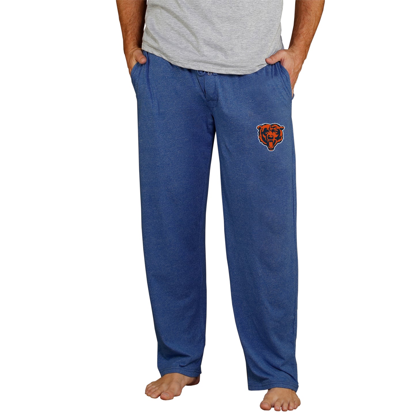 Men's Concepts Sport Navy Chicago Bears Lightweight Quest Knit Sleep Pants